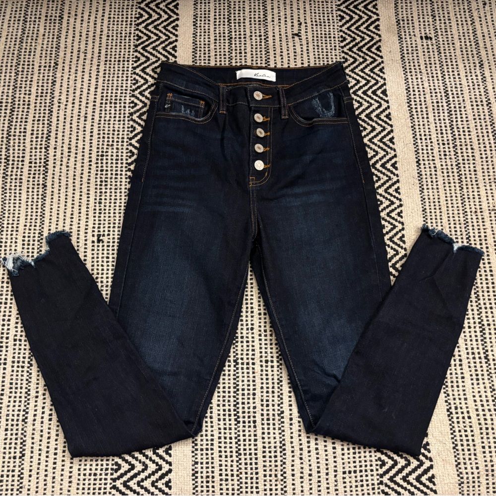 Kancan high waisted skinny ankle jeans